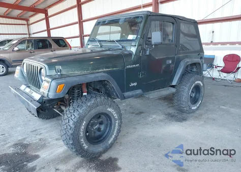 1999 Jeep Wrangler Sport z USA, uszkodzony, nr VIN 1J4FY19S0XP436887